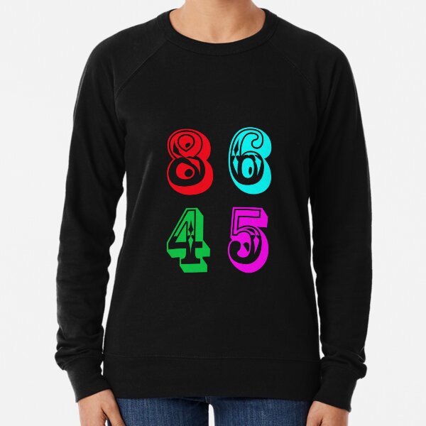 86 45 - Impeach Trump Lightweight Sweatshirt