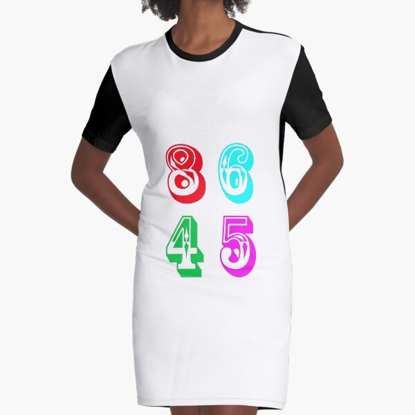86 45 - Impeach Trump Graphic T-Shirt Dress