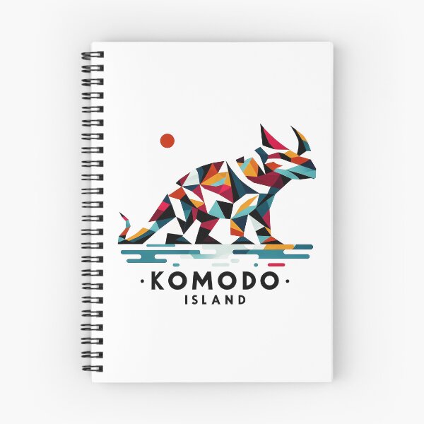 Item preview, Komodo Island Minimal Cubism Art Print – Modern Abstract Indonesia Travel Poster designed and sold by OzzFrequency.