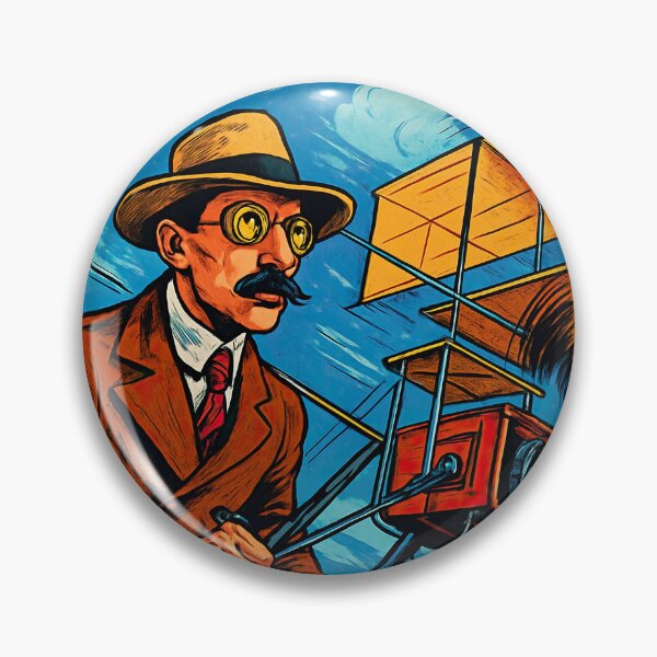 Item preview, Alberto Santos-Dumont | Comics style - Cartoon designed and sold by ComicsFactory.