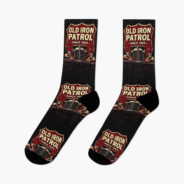 Item preview, OLD IRON PATROL — 1964, designed for black fabrics designed and sold by SteadyRolling.