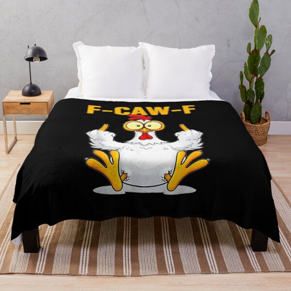 Aperçu de l'œuvre F-Caw-F Poulet Coq Faisant un doigt d'honneur créée et vendue par JotarO1xkio.