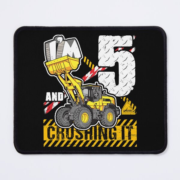 Item preview, Bulldozer Birthday 5 Construction Truck Crushing It Design designed and sold by JRRTs.