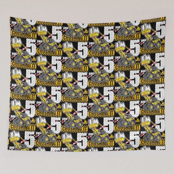 Item preview, Bulldozer Birthday 5 Construction Truck Crushing It Design designed and sold by JRRTs.