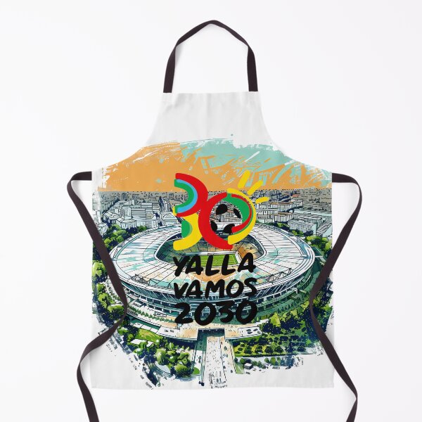 Item preview, World Cup 2030 Yalla Vamos Stadium Artwork – Vibrant Football designed and sold by DesignArtist.ia.