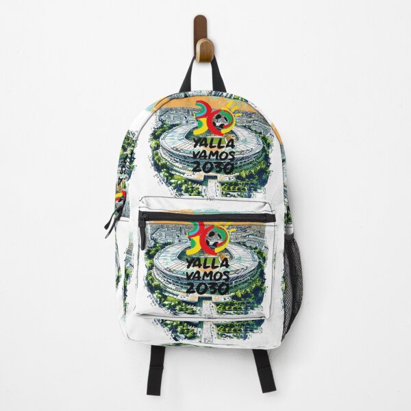 Item preview, World Cup 2030 Yalla Vamos Stadium Artwork – Vibrant Football designed and sold by DesignArtist.ia.