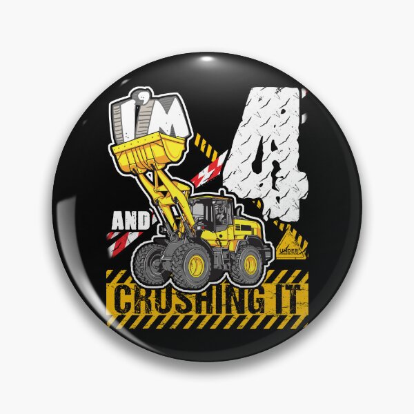 Item preview, Bulldozer Birthday 4 Construction Truck Crushing It Design designed and sold by JRRTs.