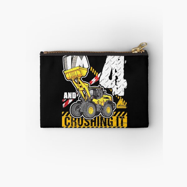 Item preview, Bulldozer Birthday 4 Construction Truck Crushing It Design designed and sold by JRRTs.
