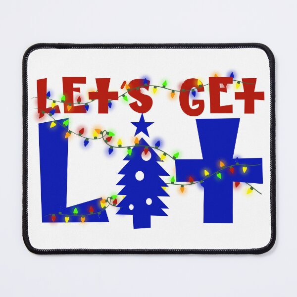 Item preview, Let’s Get Lit – Funny Christmas Lights Holiday Design designed and sold by JA World - Art & Design.
