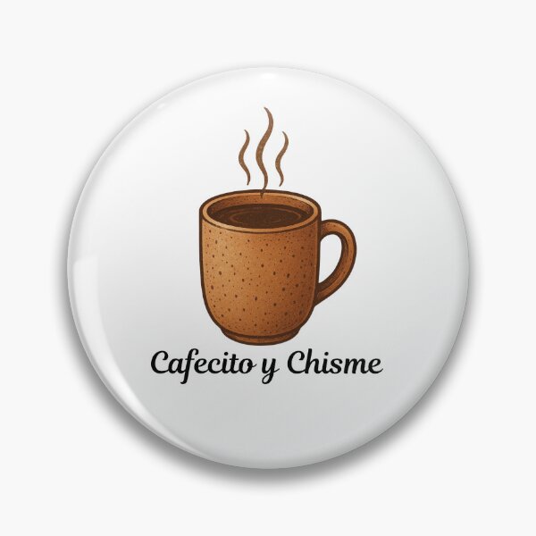 Item preview, Cafecito y Chisme – Spanglish Coffee & Gossip Graphic designed and sold by Cafecito & Cultura.