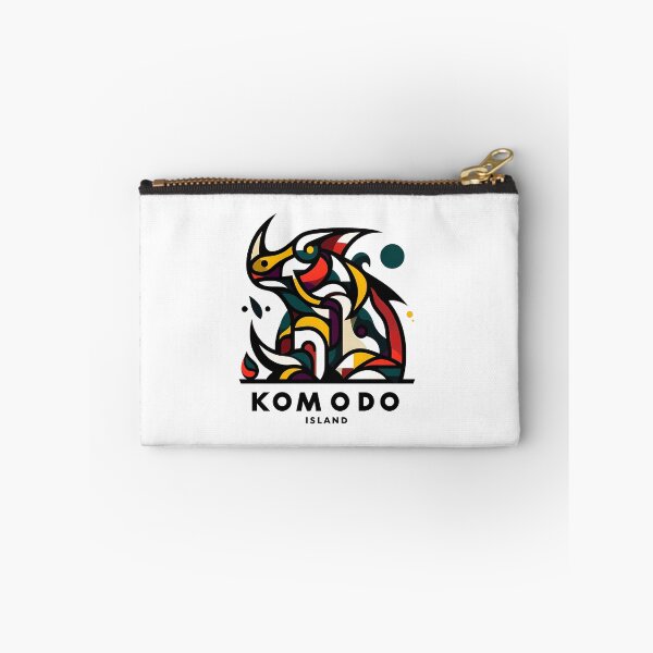 Item preview, Komodo Island Minimal Cubism Art Print – Modern Abstract Indonesia Travel Poster designed and sold by OzzFrequency.