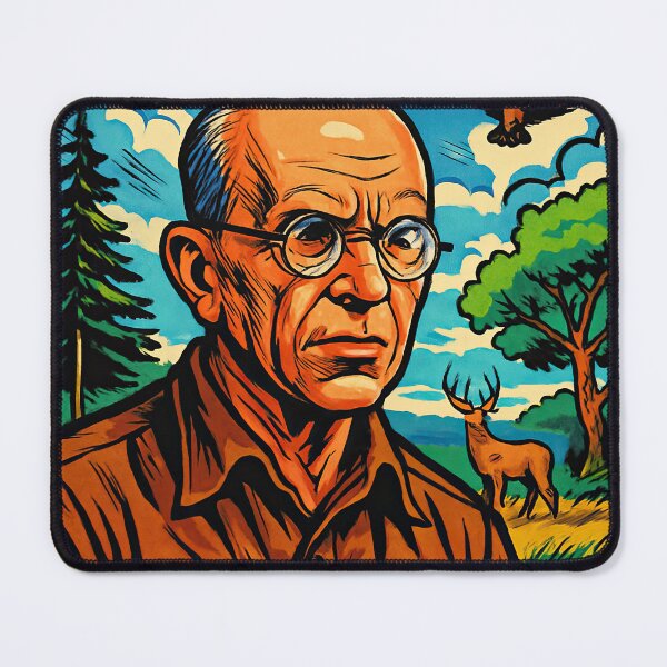 Item preview, Aldo Leopold | Comics style - Cartoon designed and sold by ComicsFactory.