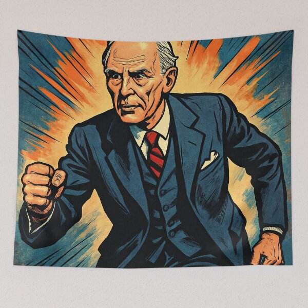 Item preview, Alec Douglas-Home, leader | Comics style - Cartoon designed and sold by ComicsFactory.