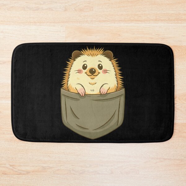 Artikelvorschau, Niedlicher Kawaii-Tier-Igel in der Tasche Cartoon-Igel entworfen und verkauft von DrawHandArt.
