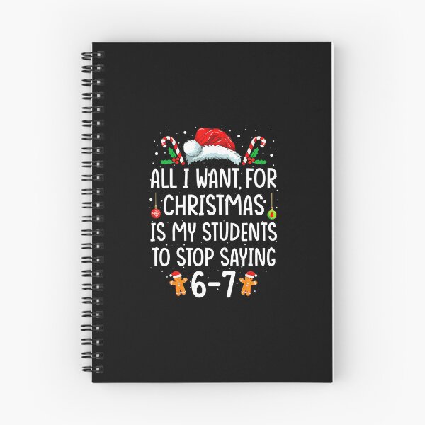 Item preview, Funny Teacher 67 Christmas Six Seven Students Saying designed and sold by gladysenglish.