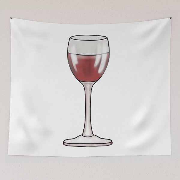 Item preview, Red Wine Glass designed and sold by Sartoris Art.