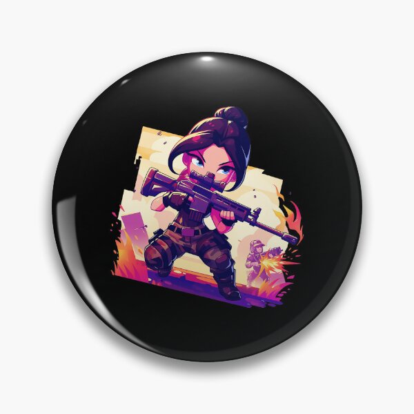 Item preview, Dynamic Girl Running With Weapon designed and sold by Muaythai1x3ac.