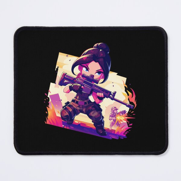 Item preview, Dynamic Girl Running With Weapon designed and sold by Muaythai1x3ac.