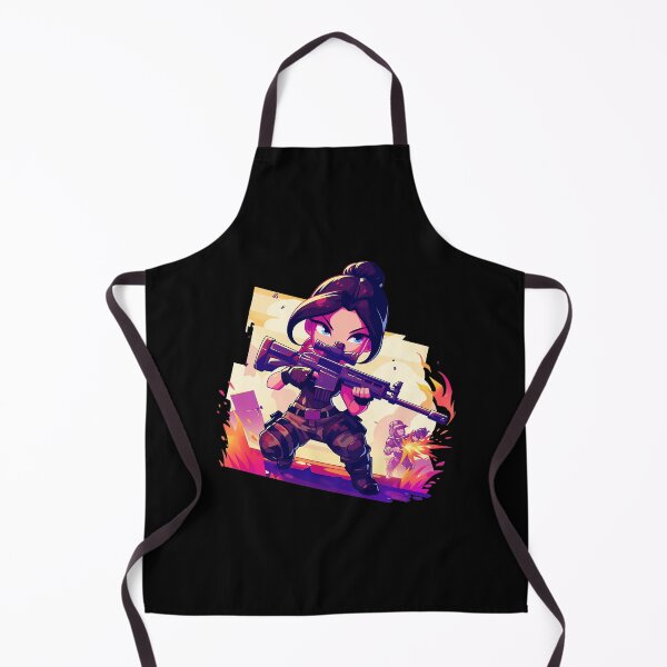 Item preview, Dynamic Girl Running With Weapon designed and sold by Muaythai1x3ac.