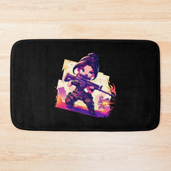 Item preview, Dynamic Girl Running With Weapon designed and sold by Muaythai1x3ac.