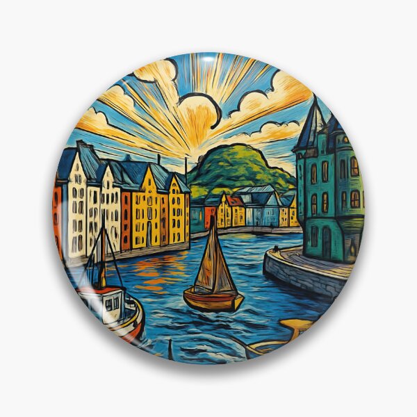 Item preview, Ålesund, city | Comics style - Cartoon designed and sold by ComicsFactory.