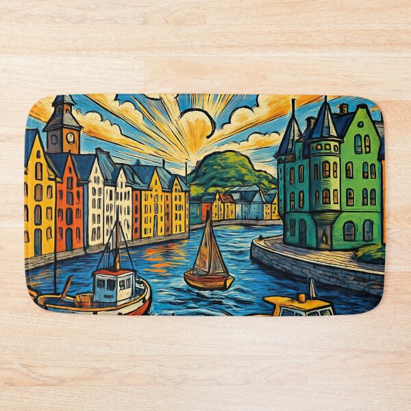 Item preview, Ålesund, city | Comics style - Cartoon designed and sold by ComicsFactory.