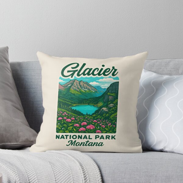 Item preview, Glacier National Park Sticker designed and sold by Gideon Emmerich.