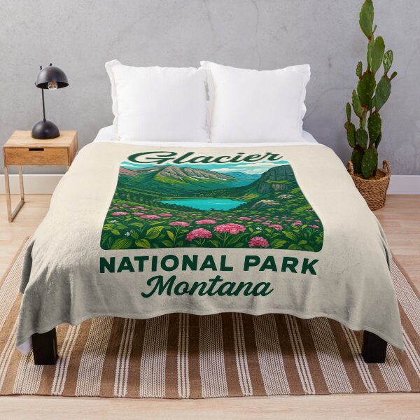 Item preview, Glacier National Park Sticker designed and sold by Gideon Emmerich.