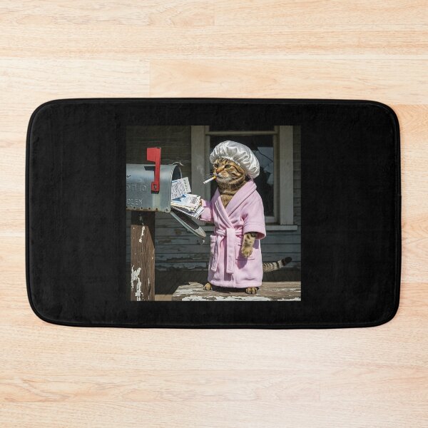 Item preview, Cat in Robe & Bonnet Collecting Mail Brainrot Meme  designed and sold by Pawrizzma POD.