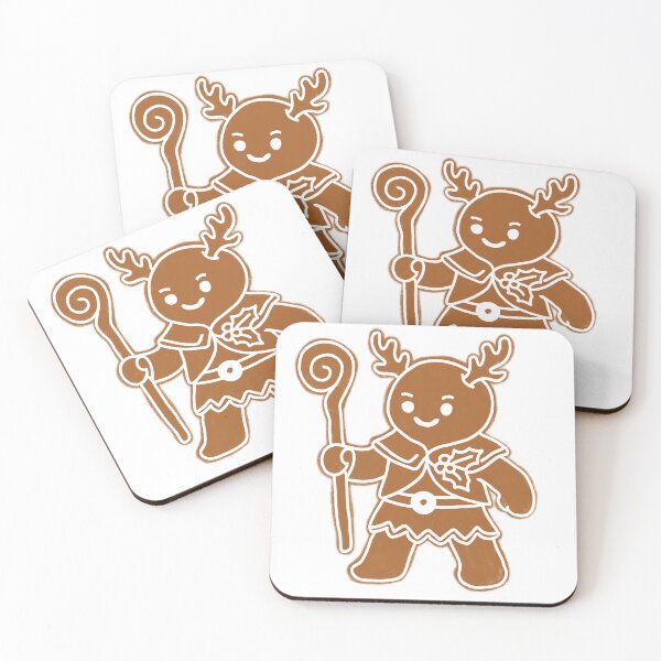 Item preview, Gingerbread Druid – Cute Magical Holiday Cookie Character designed and sold by Shelb136.