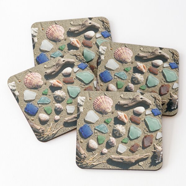 Item preview, Ocean Treasures - Sea Glass & Driftwood Knolling designed and sold by SavinMercantile.