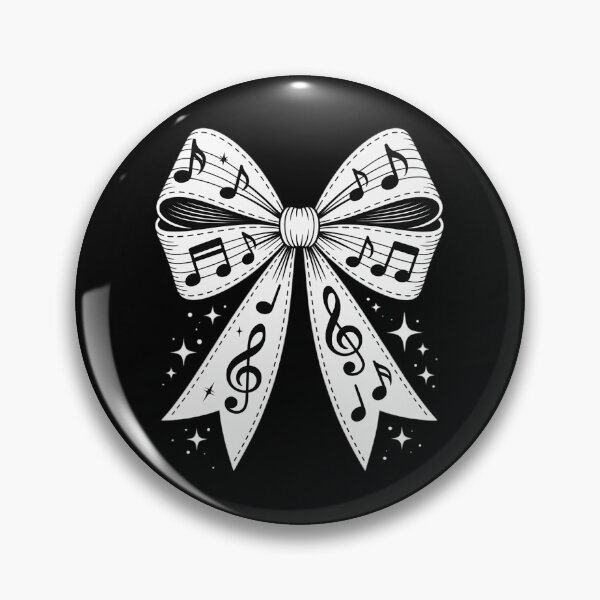 Aperçu de l'œuvre Notes de musique Coquette Bow Professeur de musique École Musicien Orchestre créée et vendue par MicanCuteStore.