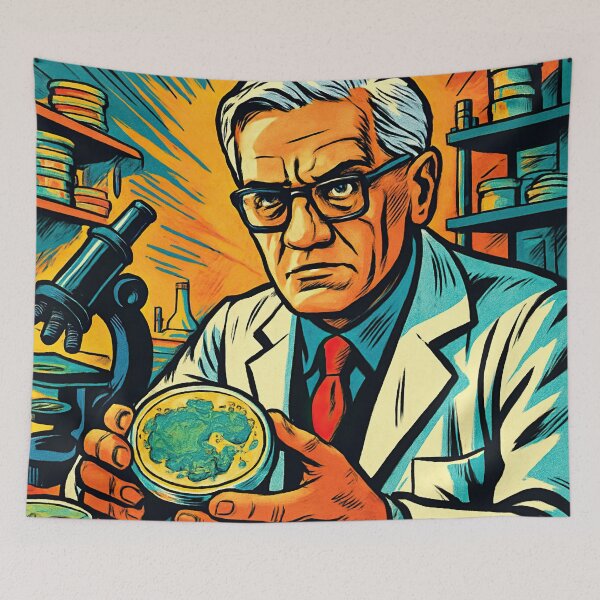 Item preview, Alexander Fleming | Comics style - Cartoon designed and sold by ComicsFactory.