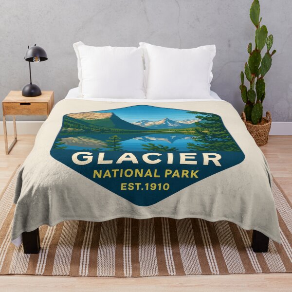 Item preview, Glacier National Park Sticker designed and sold by Gideon Emmerich.