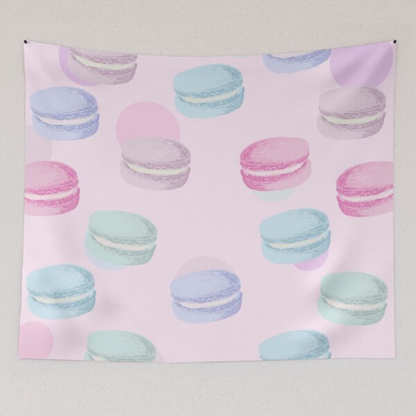 Item preview, pastel macaron pattern designed and sold by meuliasshop.