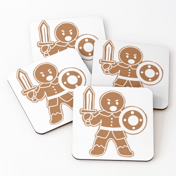 Item preview, Gingerbread Fighter – Cute RPG Holiday Cookie Character designed and sold by Shelb136.