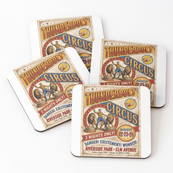 Item preview, Thunderbolt Spectacle: Vintage Circus in Full Roar designed and sold by ForeverPrintsOK.