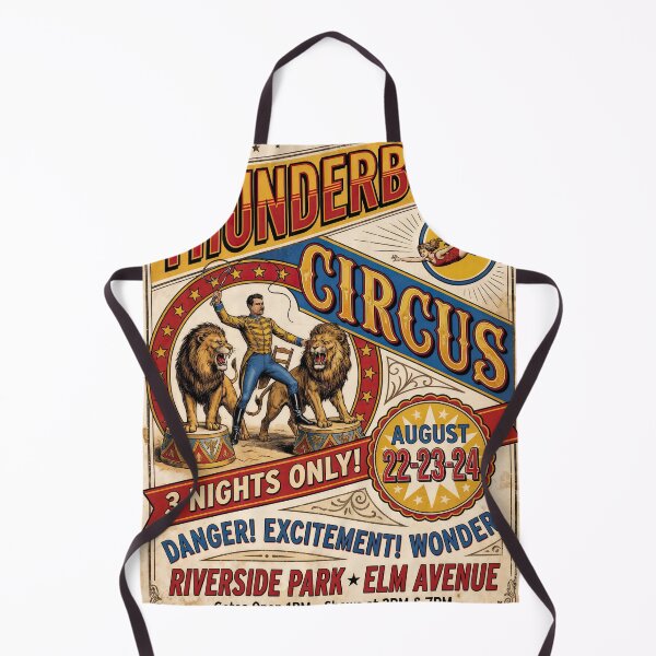 Item preview, Thunderbolt Spectacle: Vintage Circus in Full Roar designed and sold by ForeverPrintsOK.