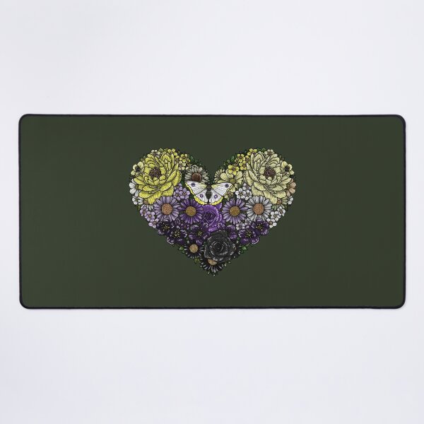 Item preview, Enby Flowers Heart designed and sold by Art by Veya.