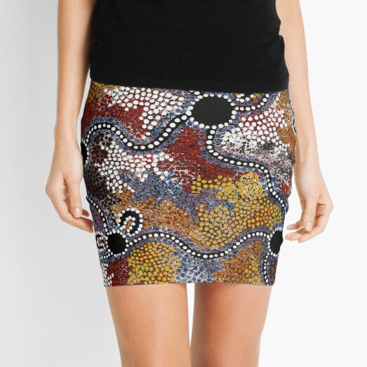 Aboriginal Art – Travels Mini Skirt
