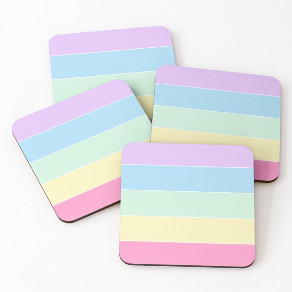 Item preview, Pastel Colored Stripes designed and sold by Jeallan Designs.