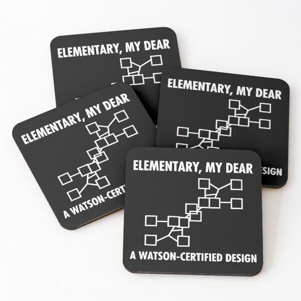 Item preview, Elementary My Dear Watson Certified Design designed and sold by AbcDigs Studio.