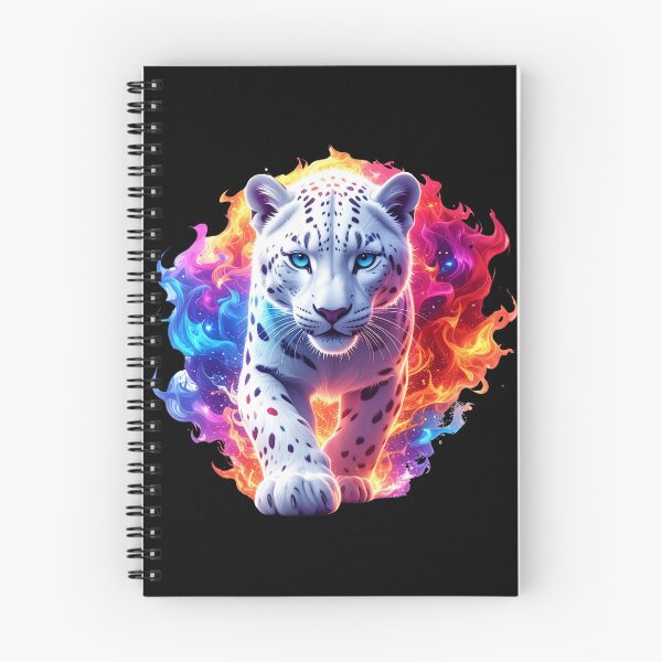 Item preview, A glowing neon white tiger T-shirt|Art designed and sold by Alicjareign.