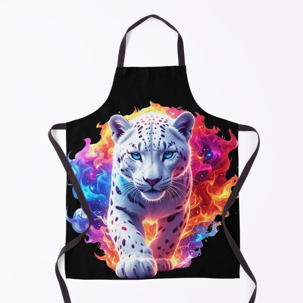Item preview, A glowing neon white tiger T-shirt|Art designed and sold by Alicjareign.