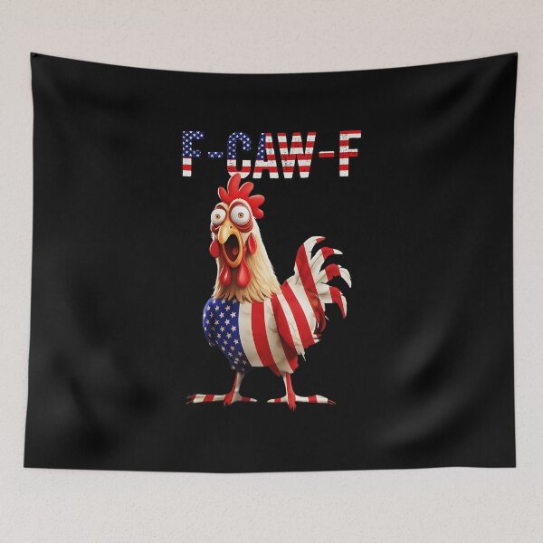 Item preview, F-Caw-F Chicken Usa Flag Fcawf American Chicken  designed and sold by JotarO1xkio.