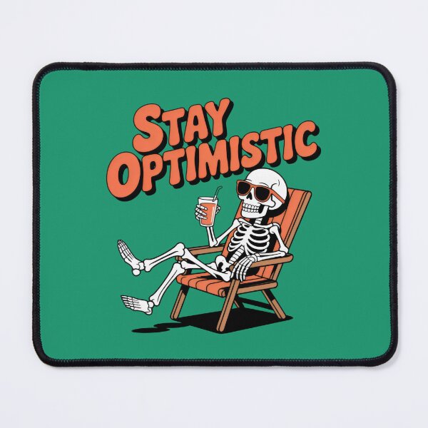 Item preview, Skeleton optimist. designed and sold by MyHappyArtShop.