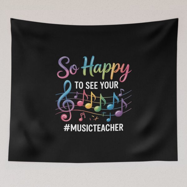 Aperçu de l'œuvre Professeur de musique, quel plaisir de vous revoir à l'école ! créée et vendue par MicanCuteStore.