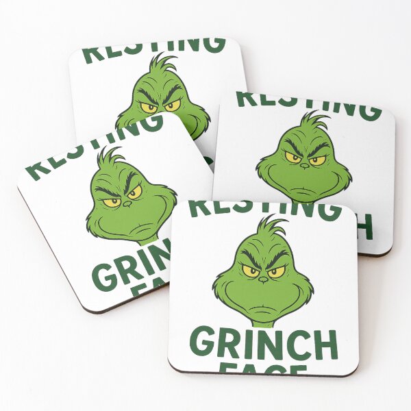 Item preview, Resting Grinch Face designed and sold by Inappropriate Ink.