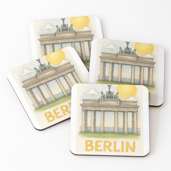 Item preview, Hand-Drawn Dreamy Berlin Illustration designed and sold by MIArt Studio.