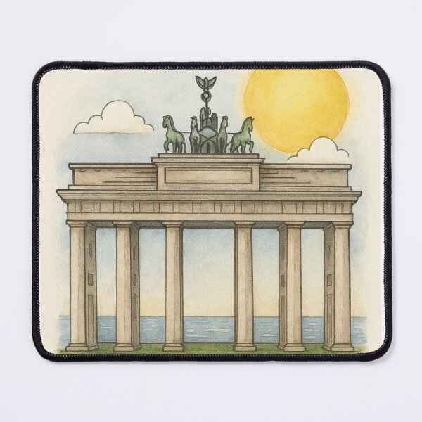 Item preview, Hand-Drawn Dreamy Berlin Illustration designed and sold by MIArt Studio.